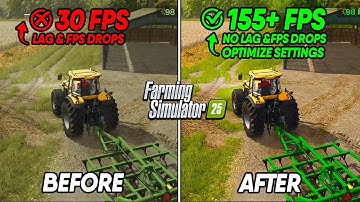 🔧How To Boost FPS, Farming Simulator 25 | FIX Lag And FPS Drops | Best Settings