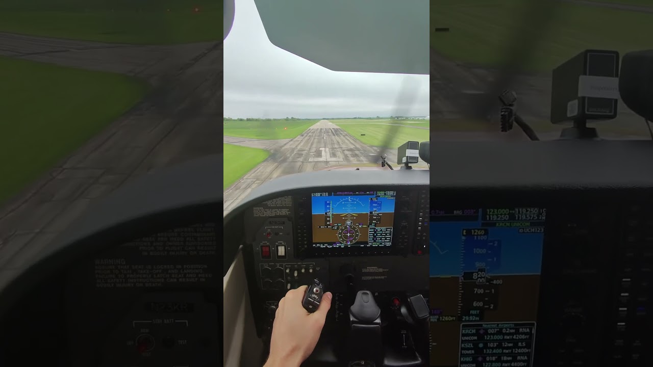 C172 Landing on Ray Ban Meta Glasses. 