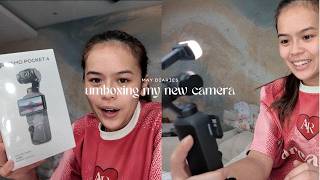 unboxing and testing out my new DJI osmo pocket 4!!! | may diaries