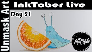 Inktober LIVE 2018 Day 31: Slice
