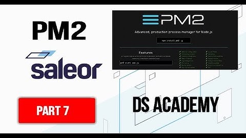 Part 7 | Run all process via PM2 | Process Manager  | The DS Academy
