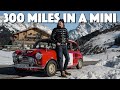 Driving to austria in a classic mini