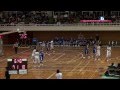 関東大学女子バスケ1・2部入替戦2014、順天堂大学vs山梨学院大学