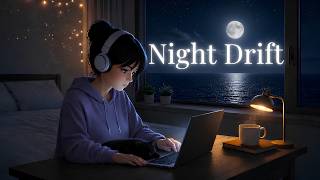 6 Hours LoFi Chillhop 🌙 Night Drift for Deep Focus, Relaxation & Calm Nights