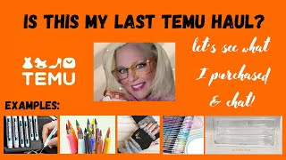 Is This My Last Temu Haul? Let's review and chat! #temu #coloring #artsupplies #haul