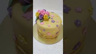 Marzipan Cake ? With Multi Colours Roses ?