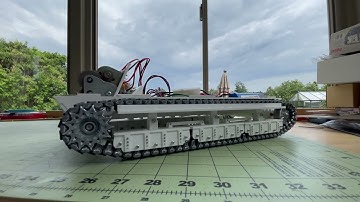 RC 1/16 A7V German WW1 tank - Chassis initial motorization testing