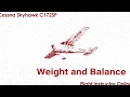 Making an automatic Weight and balance calculation