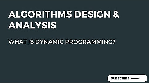 Algorithms Design & Analysis - YouTube