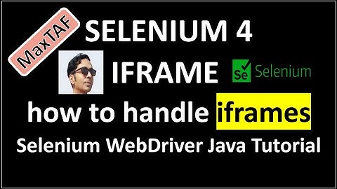 Selenium iFrame Java | Selenium WebDriver | iframe in Selenium | Difference between Frame and iFrame