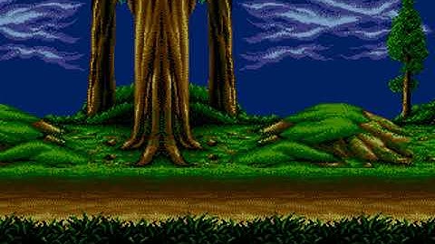 SEGA MEGA DRIVE - Line Scrolling Effect (TEST)