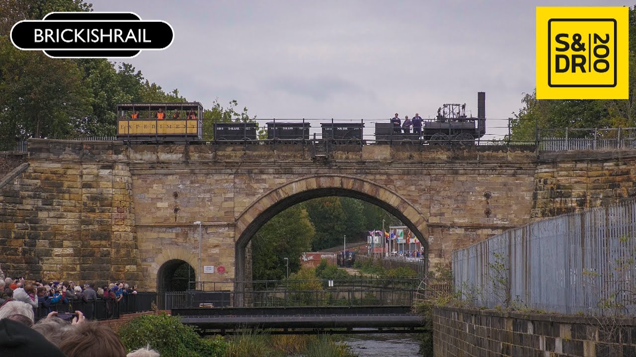 Движение по мосту Скерн | Двухсотлетие Стоктона и Дарлингтона — день 2: Дарлингтон — 27.09.2025