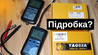 Тестер внутрішнього опору та напруги акумуляторів Yaorea 1030+ 1035+