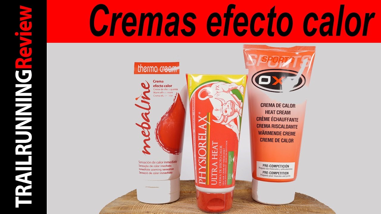 Comparativa cremas efecto calor 