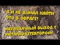 Я и не думал найти ЭТО в овраге!МегаУдачный выход с МД!