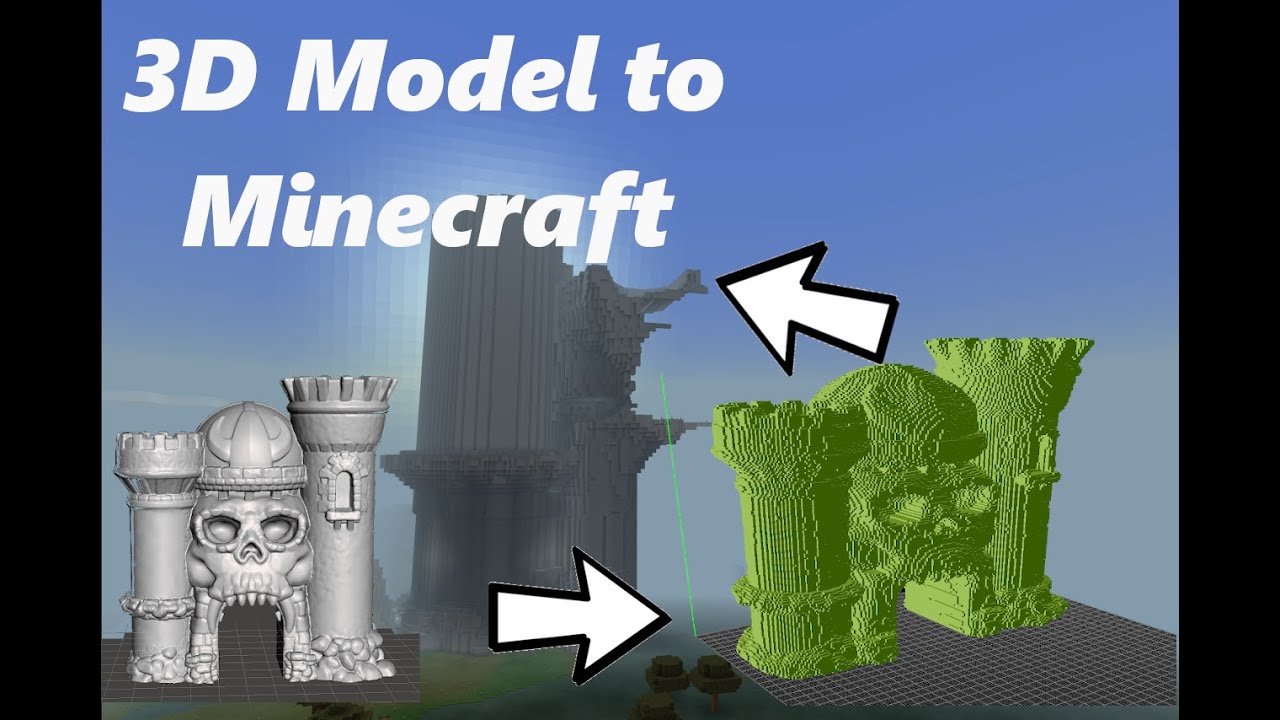 Convert 3D Model to Minecraft Design - YouTube