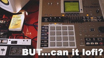 Making a lofi hip hop beat on the Roland MV-8000