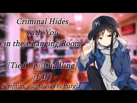 (F4F) Criminal Hides With You In The Changing Room ~ASMR Roleplay~