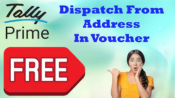 multi company address dispatch from address in voucher || free tdl by @TallyTdlSolution