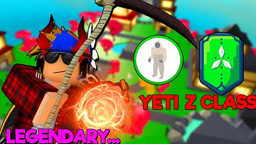 Unlocking Z Class, Yeti Fusion, AND The *NEW LEGENDARY* (SUPER POWER FIGHTING SIMULATOR)
