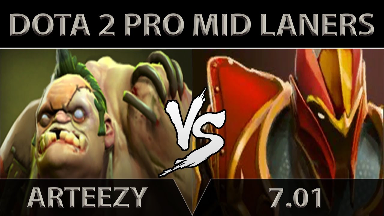 Arteezy Pudge Vs Dragon Knight Rare Core Pudge Dota 2 701