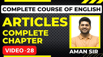 Article||Articles complete||a an the||grammar||English for competitive exams||free course of english