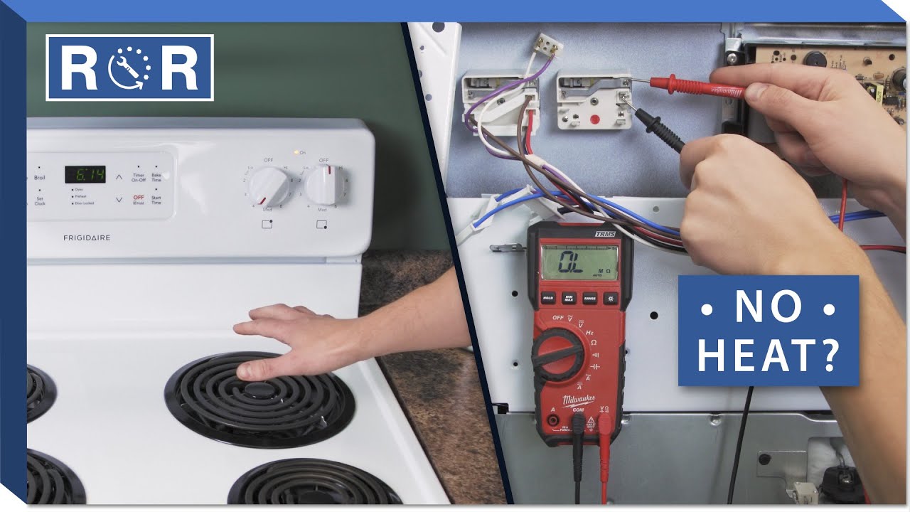 Electric Stove Burner Not Working - Troubleshoot With Multimeter 