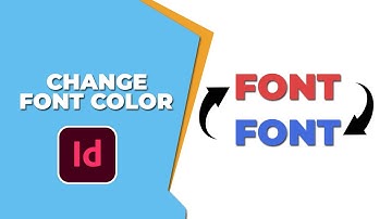 how to change font color in InDesign 2022