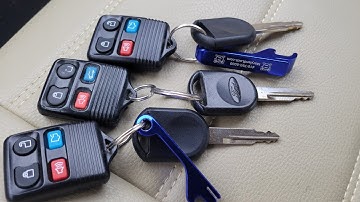 ford explorer key & remote programming