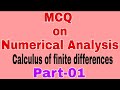 MCQ on Numerical Analysis-01