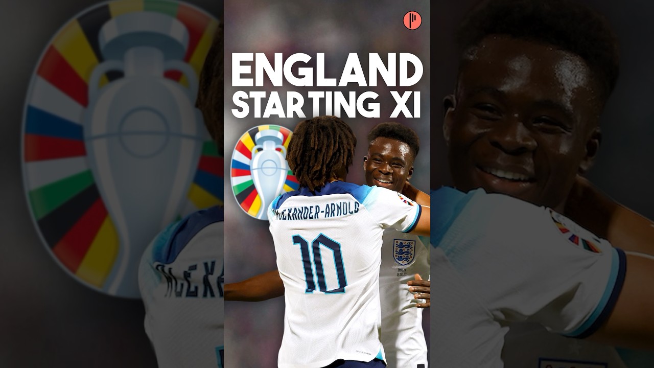 England 2024 Euros Line Up 🤔