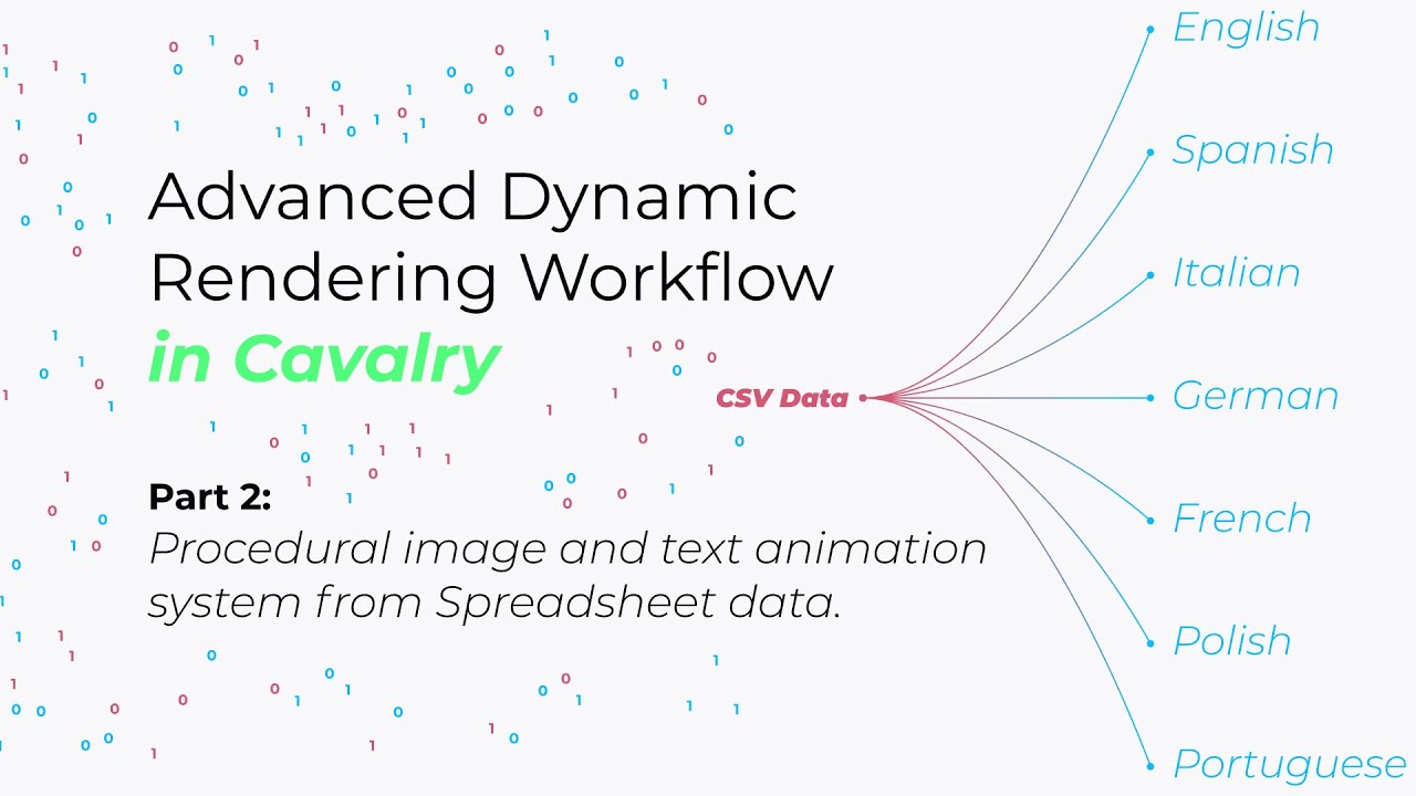 Dynamic Content Rendering Project Using Js Advanced Dynamic Rendering Workflow Project in Cavalry - Part 2 - YouTube
