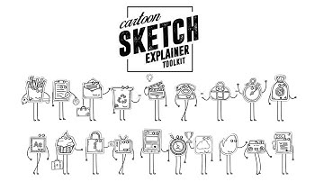 Cartoon Sketch Explainer Toolkit (After Effects Template)
