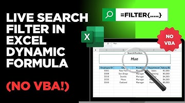 Live Search Filter in Excel with FILTER + LEFT | Dynamic Formula (No VBA!)