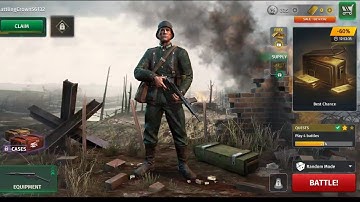 World War 2 Battle Combat Gameplay 🔥Max Graphics Setting 120 Fps - New Android & Ios WW2 Game