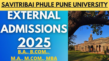 SPPU EXTERNAL ADMISSIONS - 2025 | Savitribai Phule Pune University #sppu #distancelearning #2025