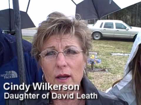 Family, friends bury ashes of David Leath