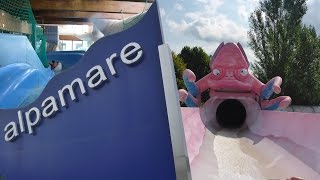 Alpamare Bad Tölz - Alle Rutschen (All Water Slides) Onride POV