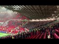 Burnley fans celebrate vs Man U 2-0