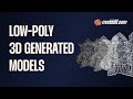Generate low-poly 3D with Modddif