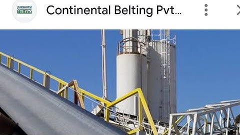 89.CHP:Longitudinal through cut in conveyor belt. Hare Ram Singh