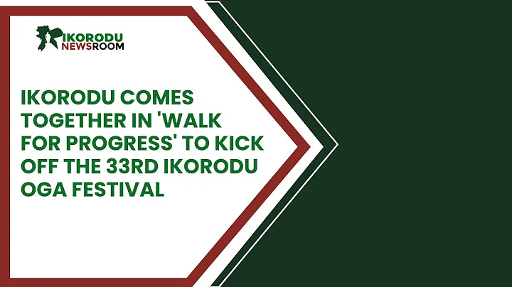 Kickstarting the most exciting Ikorodu Festival with the ''Walk for Fitness''