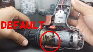 How to detect faults and repair cordless drill 2022