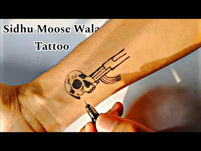 SIDHU MOOSE WALA TATTOO|PORTRAIT TATTOO | Ink tattoo, Tattoo work, Tattoos