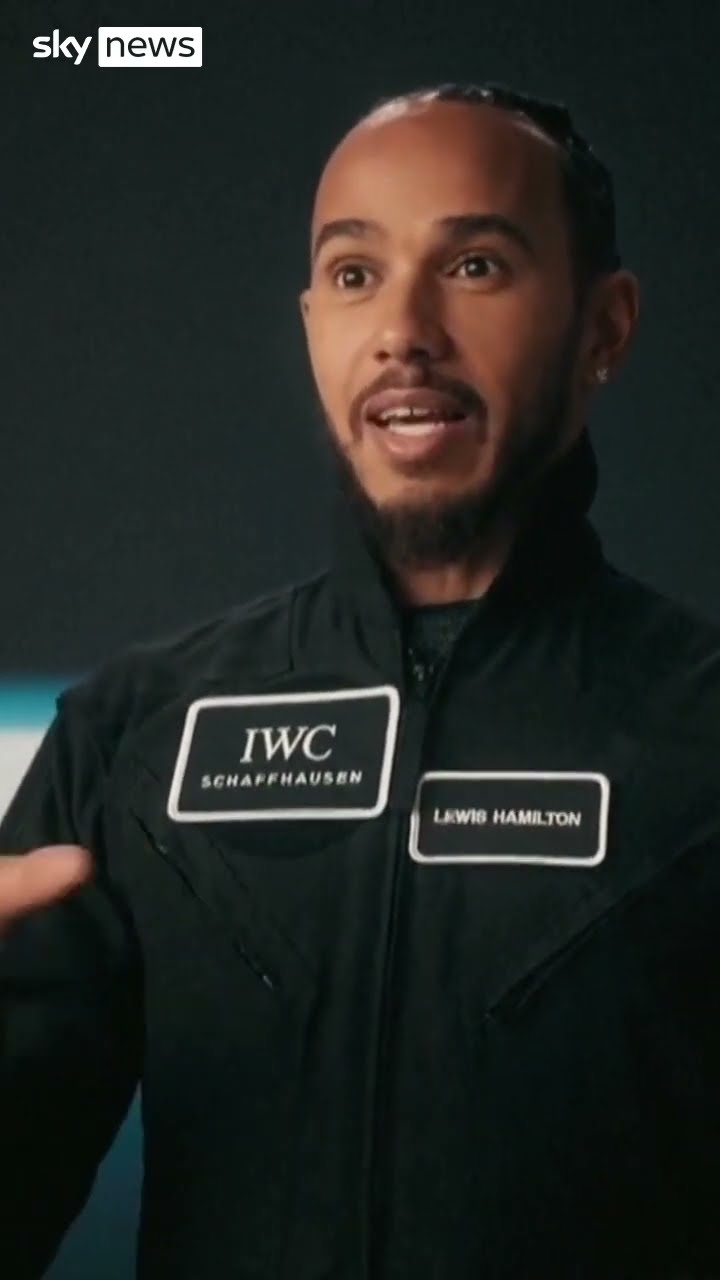 Sir Lewis Hamilton flies in space trainer jet in Texas