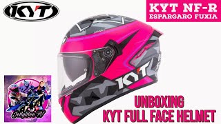 Kyt Full Face Helmet Nf-R Espargaro Fuxia Unboxing