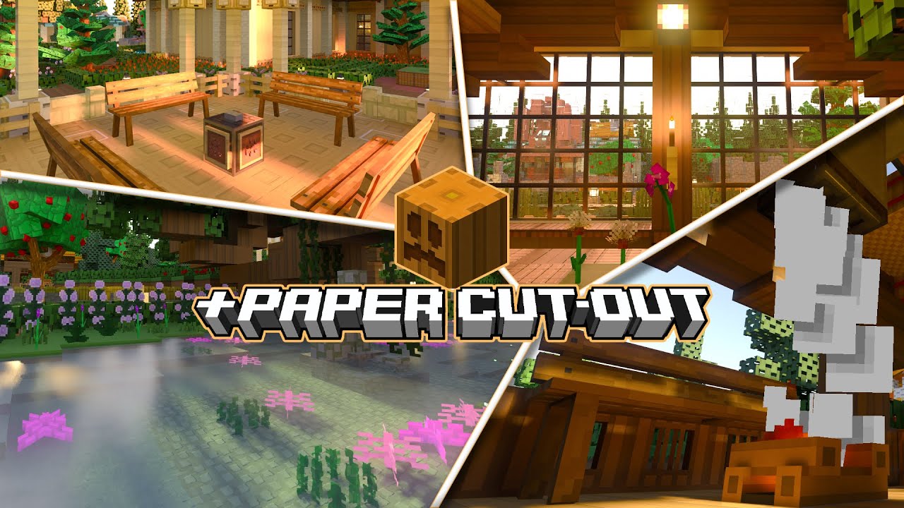 Paper Cut Out Resource Pack 1.20 / 1.19