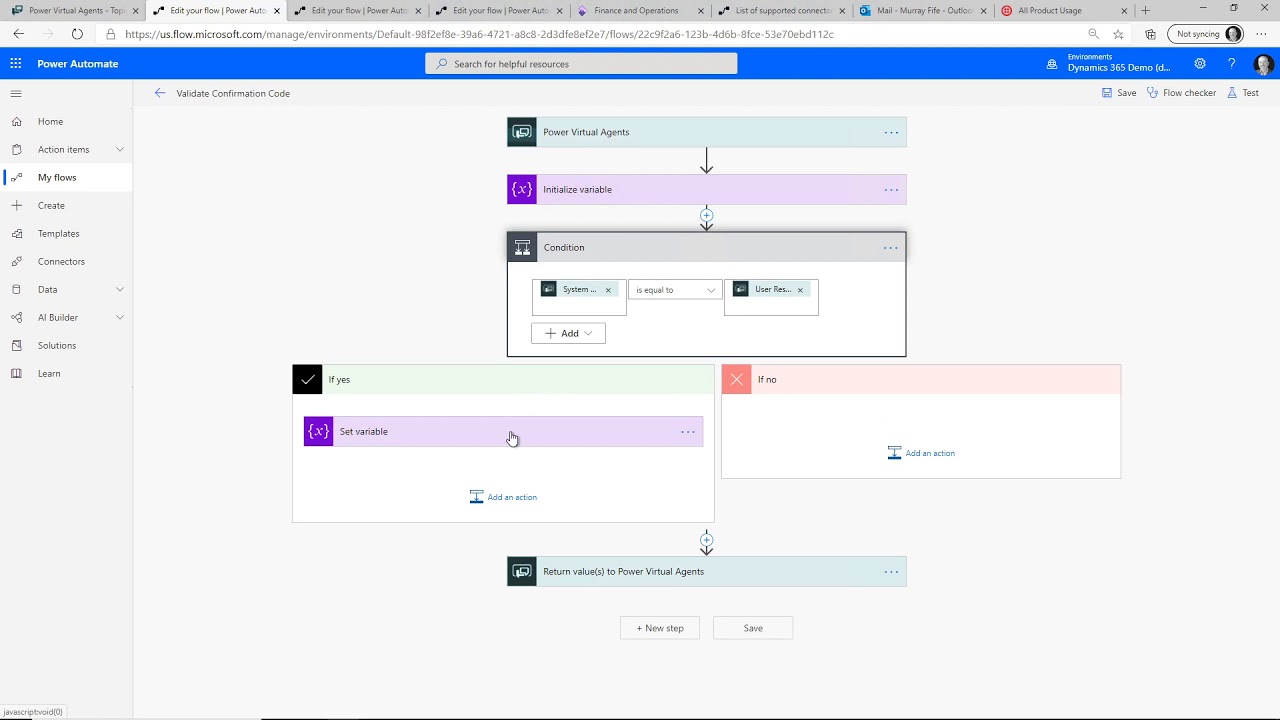 Using SMS Authorization Codes to Authenticate Power Virtual Agents