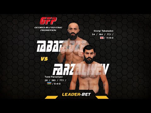 MMA GFP 1 Georgian Fighting Promotion Tural Farzaliyev VS Giorgi Tabatadze