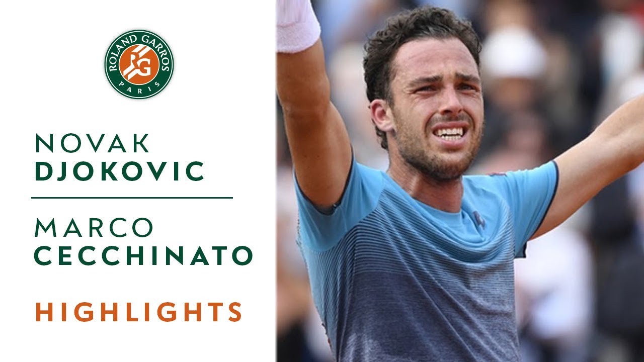 The Latest: Last year's semifinalist Cecchinato eliminated